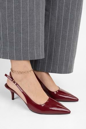 Kadın Estelle Bordo Rugan Stiletto