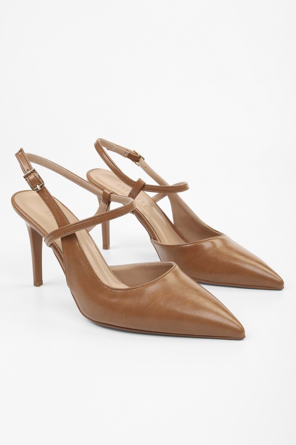 Kadın Harry Karamel Cilt Stiletto