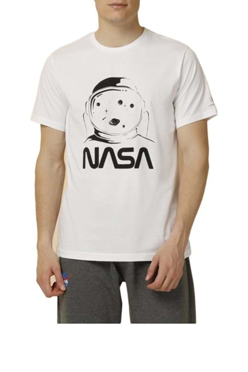 Lumberjack Nasa Cosmonot Erkek Beyaz T-shirt 101106099